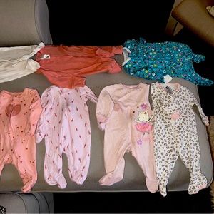Barely worn baby clothes, size Newborn, 0-3 and,  3 month clothes.